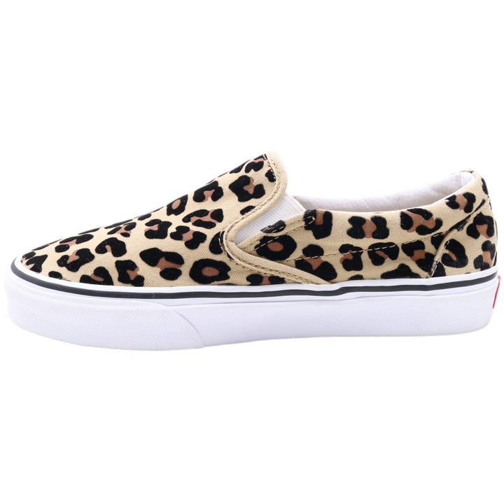 VANS SLIP-ON Leopard Pattern Sneakers US7 Women's 24.0cm /saa011787