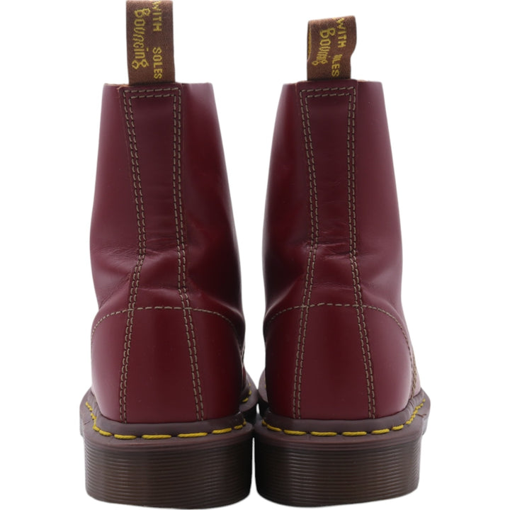 Dr. Martens 8-hole boots made in the UK Women's 24.0cm genuine leather burgundy type Vintage Second Hand
