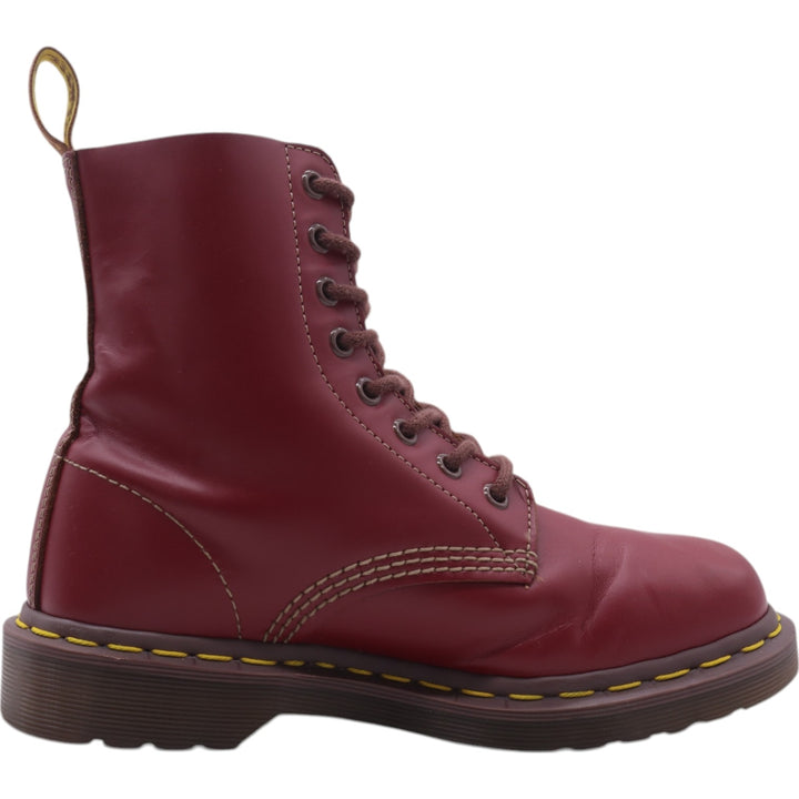 Dr. Martens 8-hole boots made in the UK Women's 24.0cm genuine leather burgundy type Vintage Second Hand