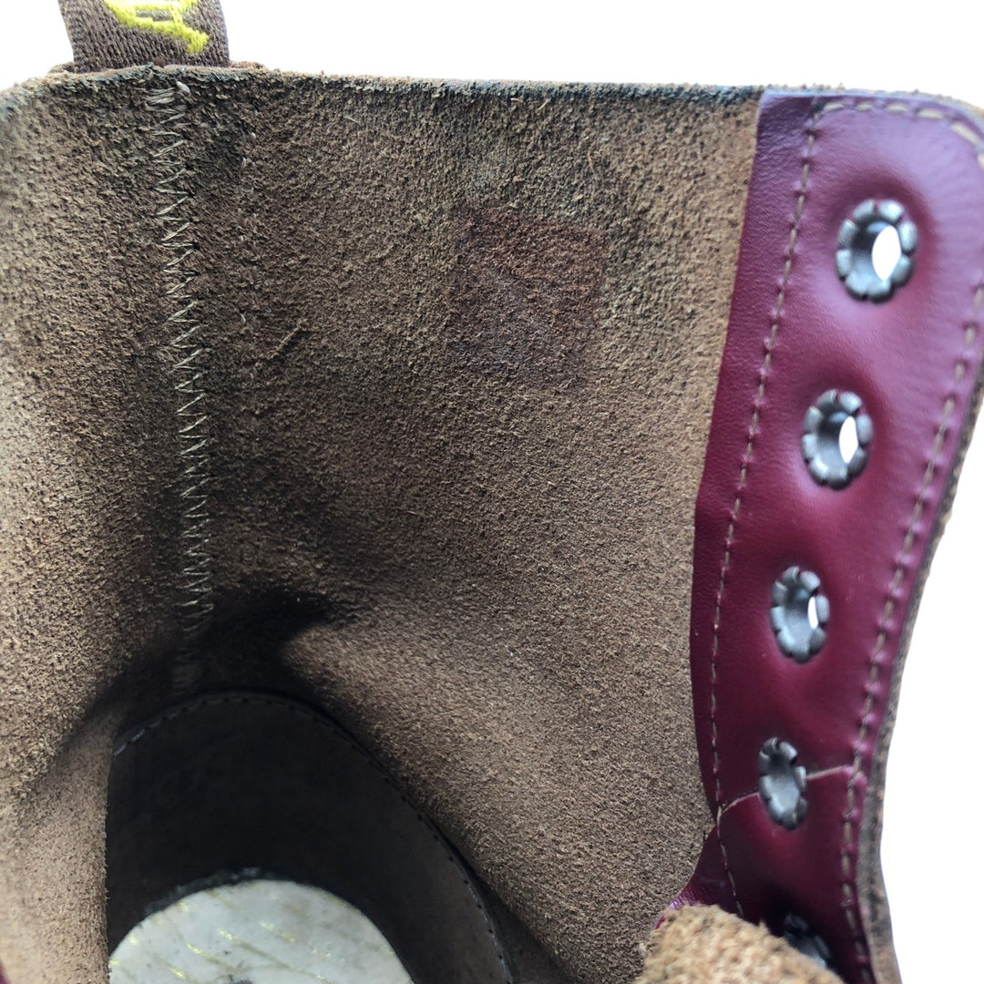 Dr. Martens 8-hole boots made in the UK Women's 24.0cm genuine leather burgundy type Vintage Second Hand