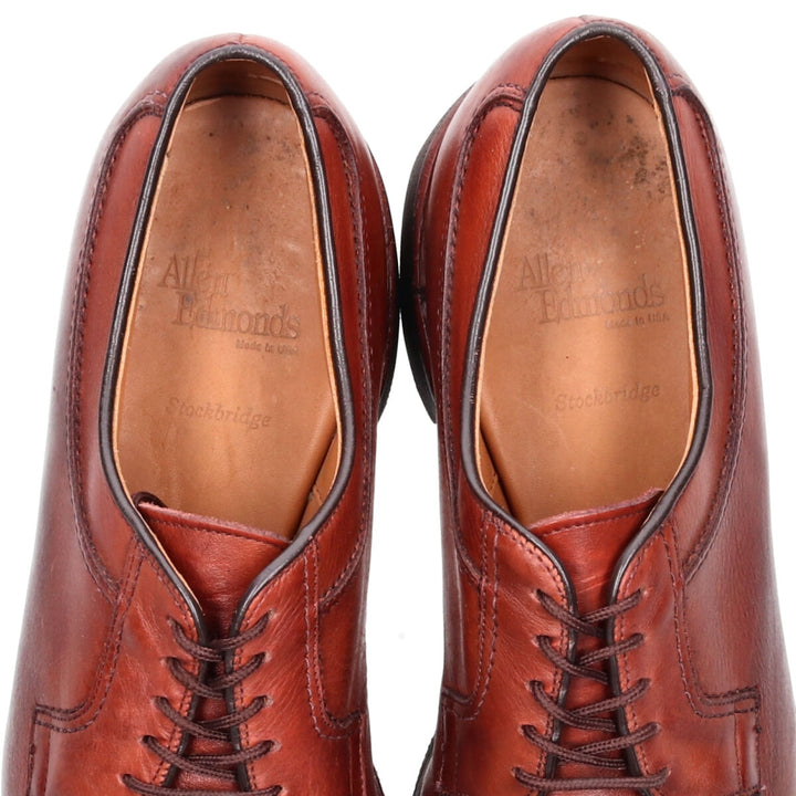 Allen Edmonds Stockbridge U-tip shoes made in USA 10 1/2 B Men's 28.5cm /saa011813