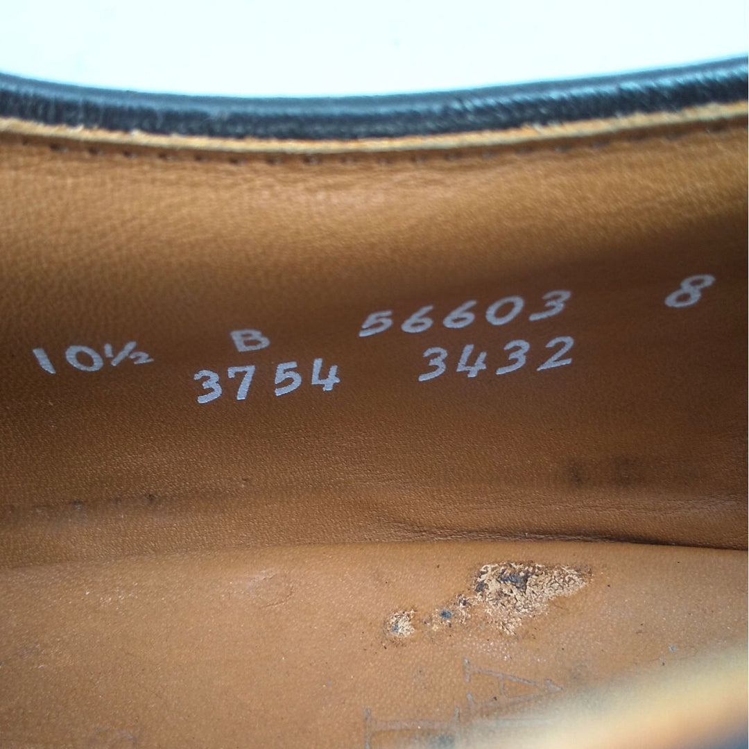 Allen Edmonds Stockbridge U-tip shoes made in USA 10 1/2 B Men's 28.5cm /saa011813