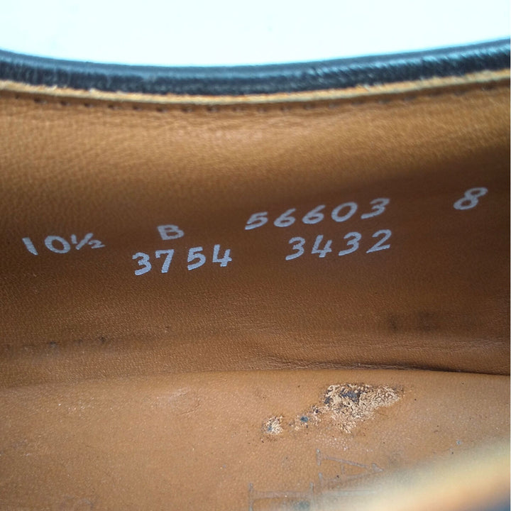 Allen Edmonds Stockbridge U-tip shoes made in USA 10 1/2 B Men's 28.5cm /saa011813