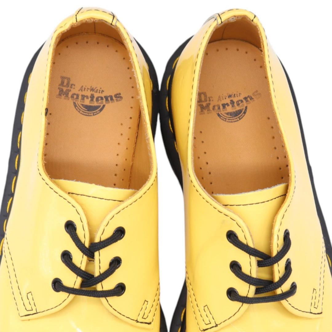 Dr. Martens 3-hole shoes 5 Women's 24.0cm genuine leather yellow type Vintage Second Hand