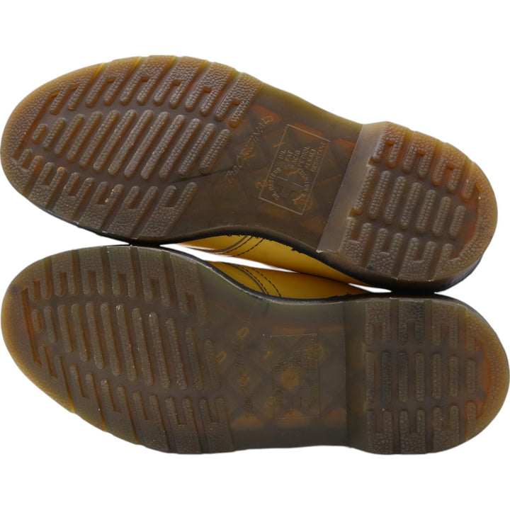 Dr. Martens 3-hole shoes 5 Women's 24.0cm genuine leather yellow type Vintage Second Hand