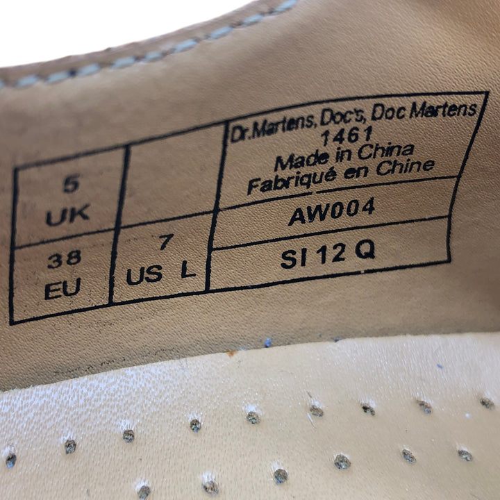 Dr. Martens 3-hole shoes 5 Women's 24.0cm genuine leather yellow type Vintage Second Hand