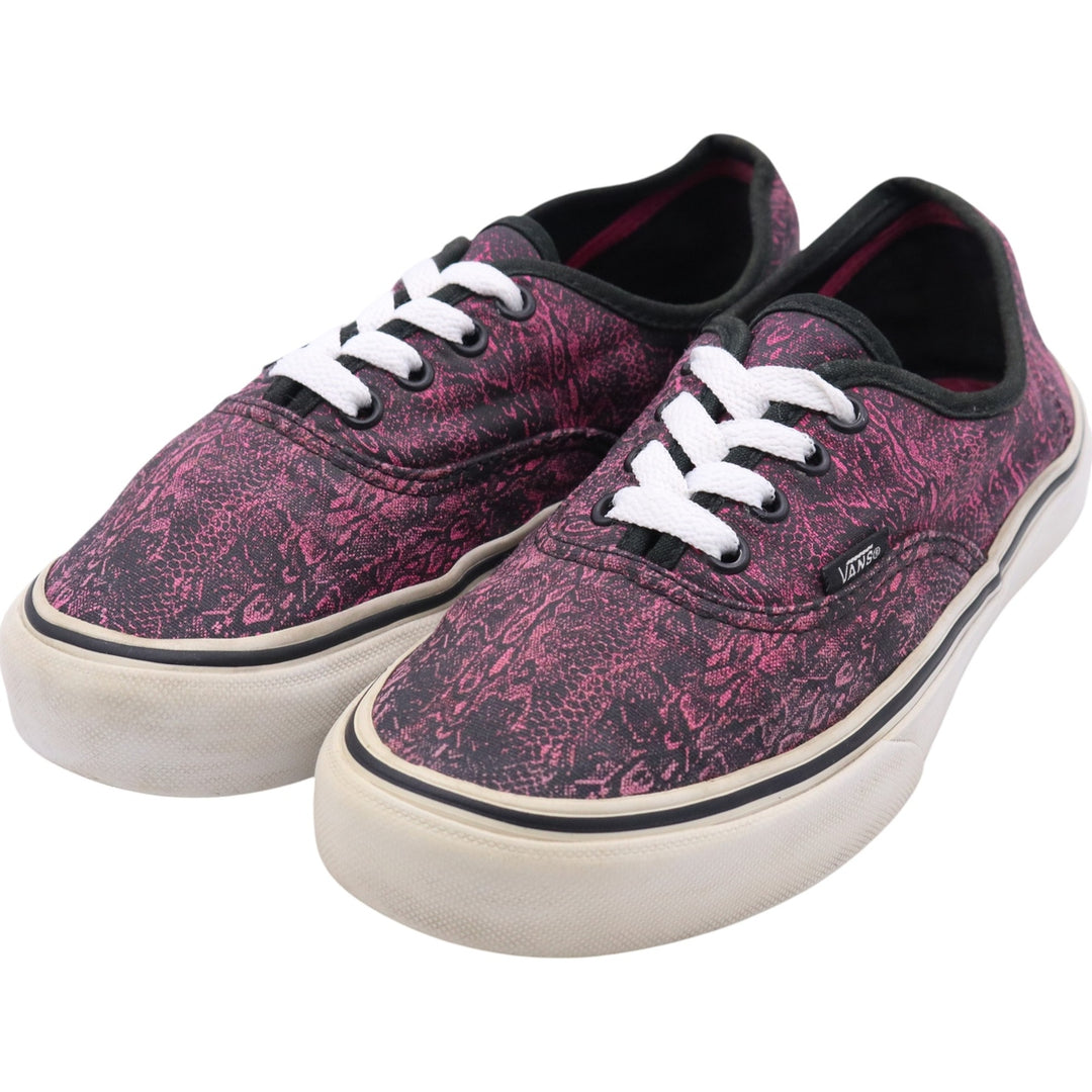 VANS AUTHENTIC Authentic All-over Print Sneakers 4 Women's 22.0cm unclear pink type Vintage Second Hand