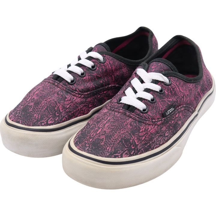 VANS AUTHENTIC Authentic All-over Print Sneakers 4 Women's 22.0cm unclear pink type Vintage Second Hand