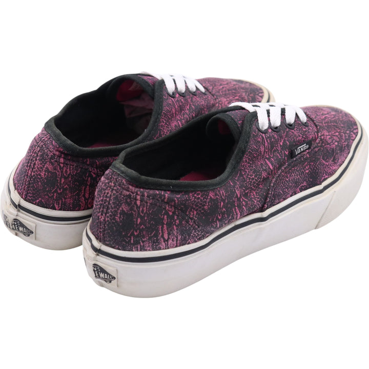 VANS AUTHENTIC Authentic All-over Print Sneakers 4 Women's 22.0cm unclear pink type Vintage Second Hand