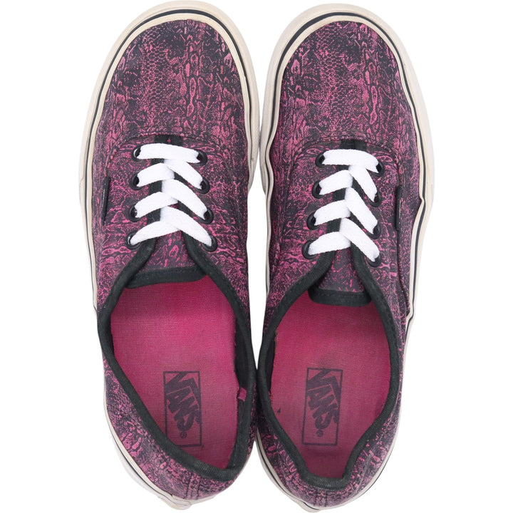VANS AUTHENTIC Authentic All-over Print Sneakers 4 Women's 22.0cm unclear pink type Vintage Second Hand