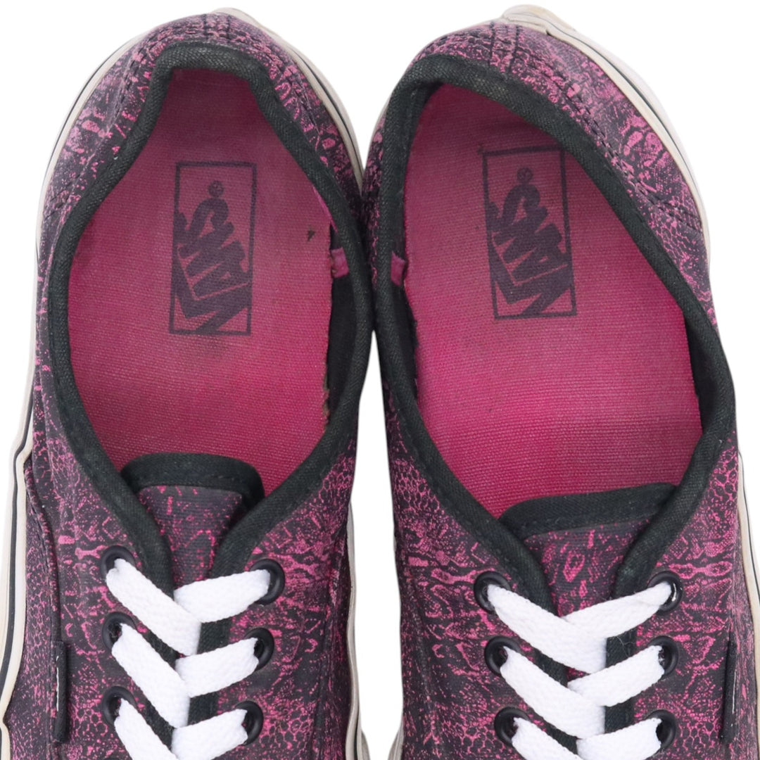 VANS AUTHENTIC Authentic All-over Print Sneakers 4 Women's 22.0cm unclear pink type Vintage Second Hand