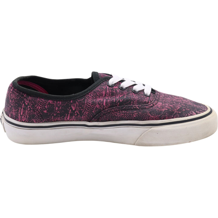 VANS AUTHENTIC Authentic All-over Print Sneakers 4 Women's 22.0cm unclear pink type Vintage Second Hand