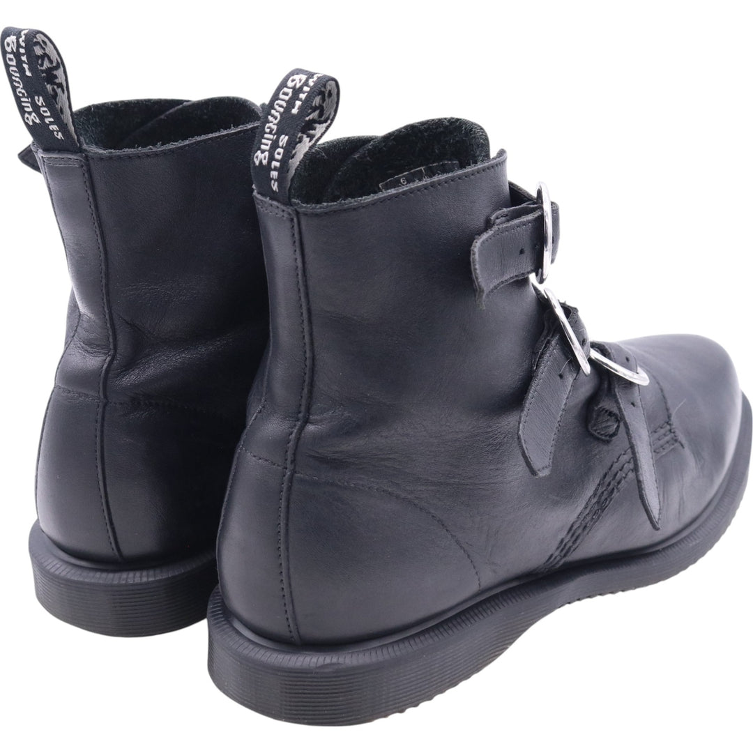 Dr. Martens Belt Boots 6 Women's 25.0cm genuine leather black type Vintage Second Hand