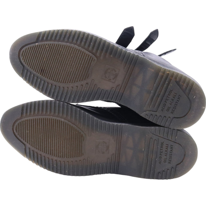 Dr. Martens Belt Boots 6 Women's 25.0cm genuine leather black type Vintage Second Hand