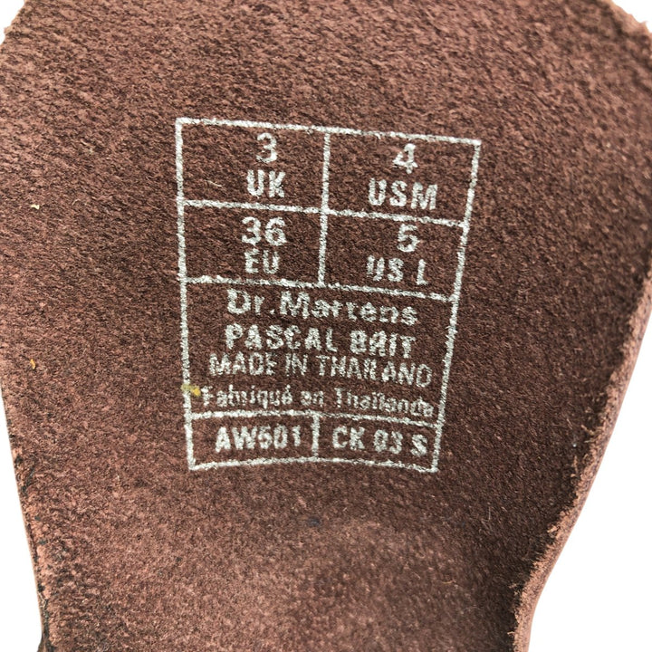 Dr. Martens National Flag Pattern 8 Hole Boots 3 Women's 21.5cm genuine leather red type Vintage Second Hand