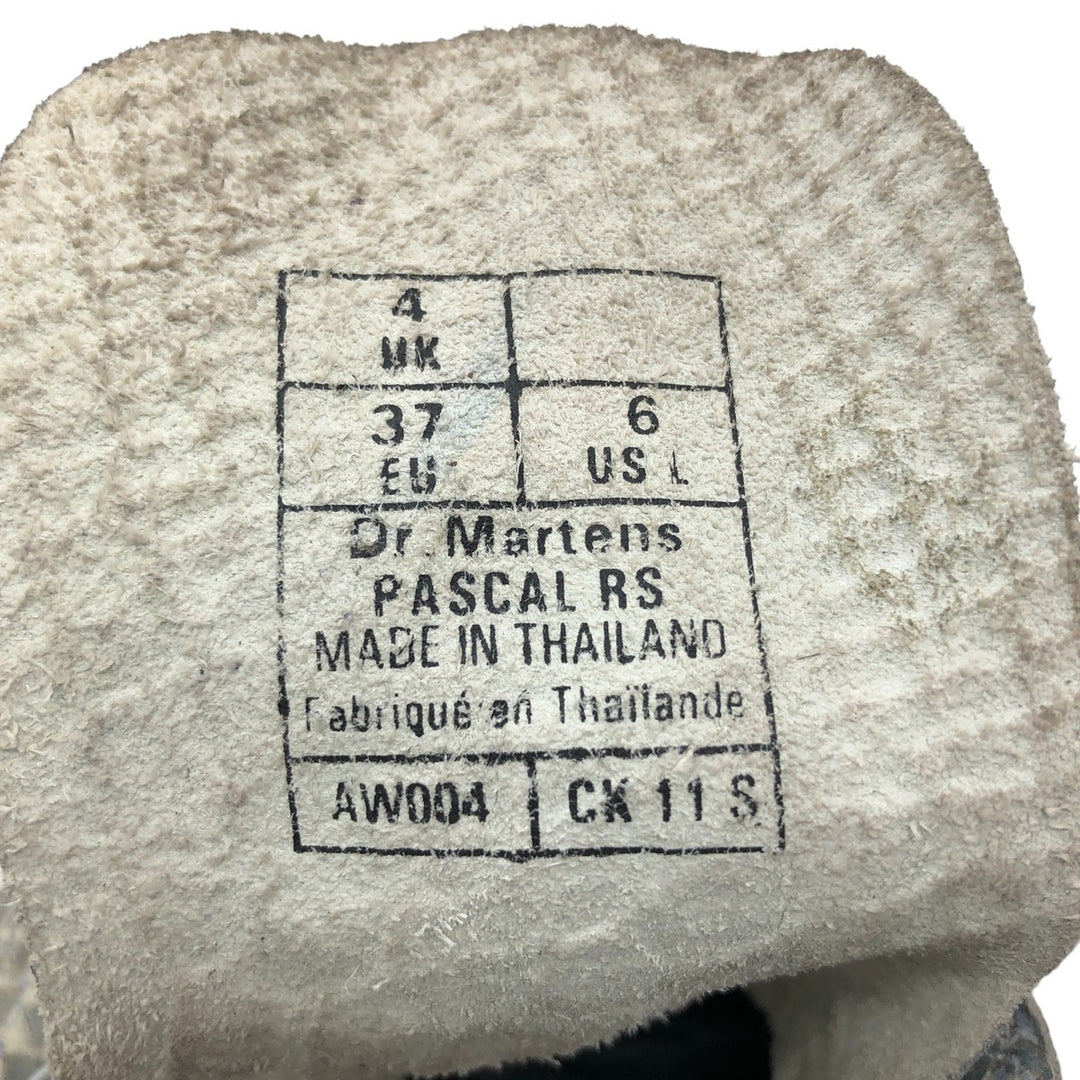 Dr. Martens Snake Pattern Python Pattern 8 Hole Boots Made in Thailand 4 Women's 23.0cm genuine leather blue type Vintage Second Hand