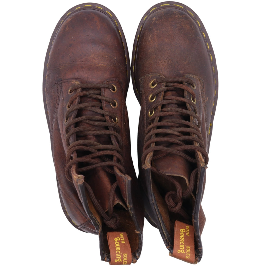 Dr. Martens 8-hole boots, made in the UK, size 4 1/2 Women's 23.0cm genuine leather brown type Vintage Second Hand