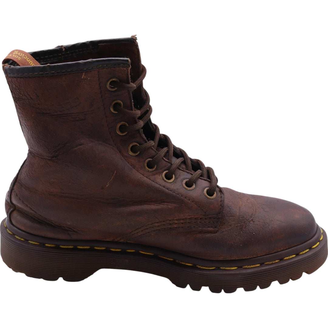 Dr. Martens 8-hole boots, made in the UK, size 4 1/2 Women's 23.0cm genuine leather brown type Vintage Second Hand