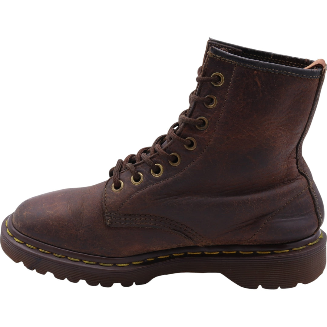 Dr. Martens 8-hole boots, made in the UK, size 4 1/2 Women's 23.0cm genuine leather brown type Vintage Second Hand