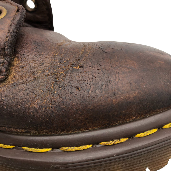 Dr. Martens 8-hole boots, made in the UK, size 4 1/2 Women's 23.0cm genuine leather brown type Vintage Second Hand