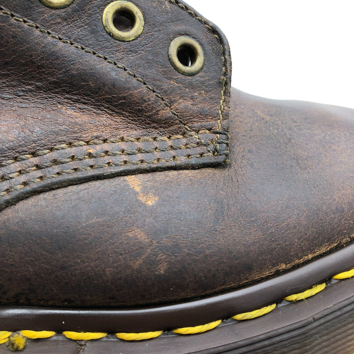 Dr. Martens 8-hole boots, made in the UK, size 4 1/2 Women's 23.0cm genuine leather brown type Vintage Second Hand