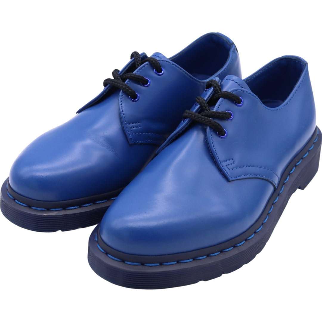 Dr. Martens 3-hole shoes 3 Women's 22.0cm genuine leather blue type Vintage Second Hand