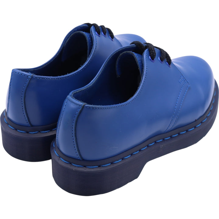 Dr. Martens 3-hole shoes 3 Women's 22.0cm genuine leather blue type Vintage Second Hand