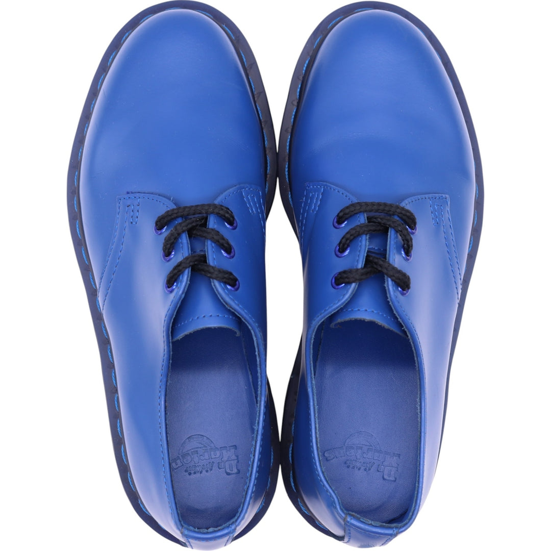 Dr. Martens 3-hole shoes 3 Women's 22.0cm genuine leather blue type Vintage Second Hand