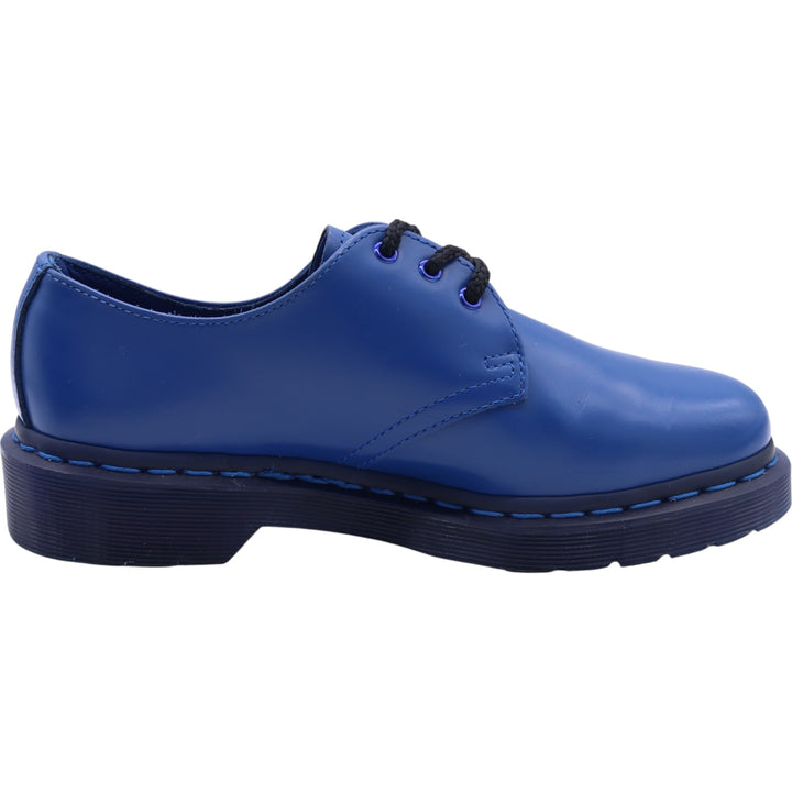 Dr. Martens 3-hole shoes 3 Women's 22.0cm genuine leather blue type Vintage Second Hand