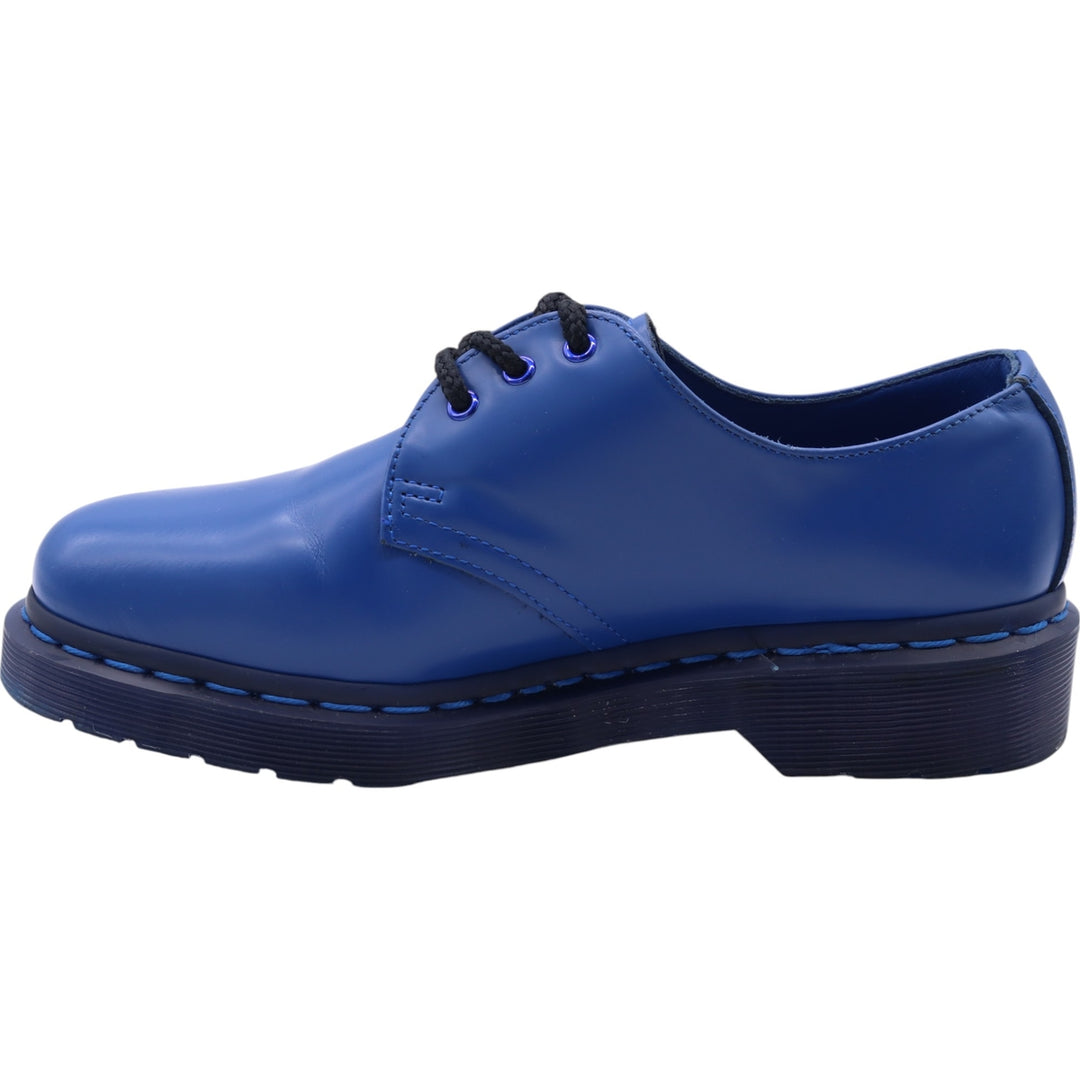 Dr. Martens 3-hole shoes 3 Women's 22.0cm genuine leather blue type Vintage Second Hand