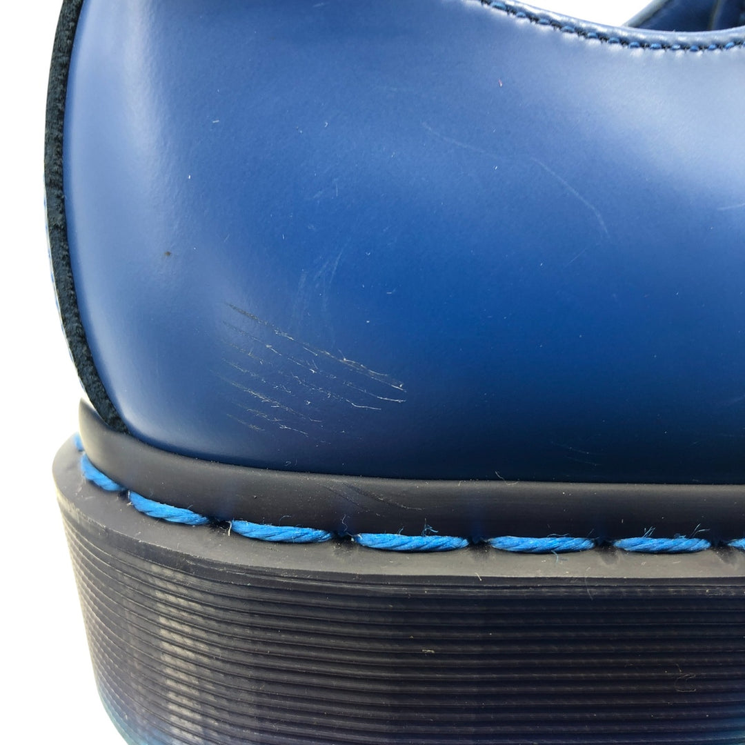 Dr. Martens 3-hole shoes 3 Women's 22.0cm genuine leather blue type Vintage Second Hand
