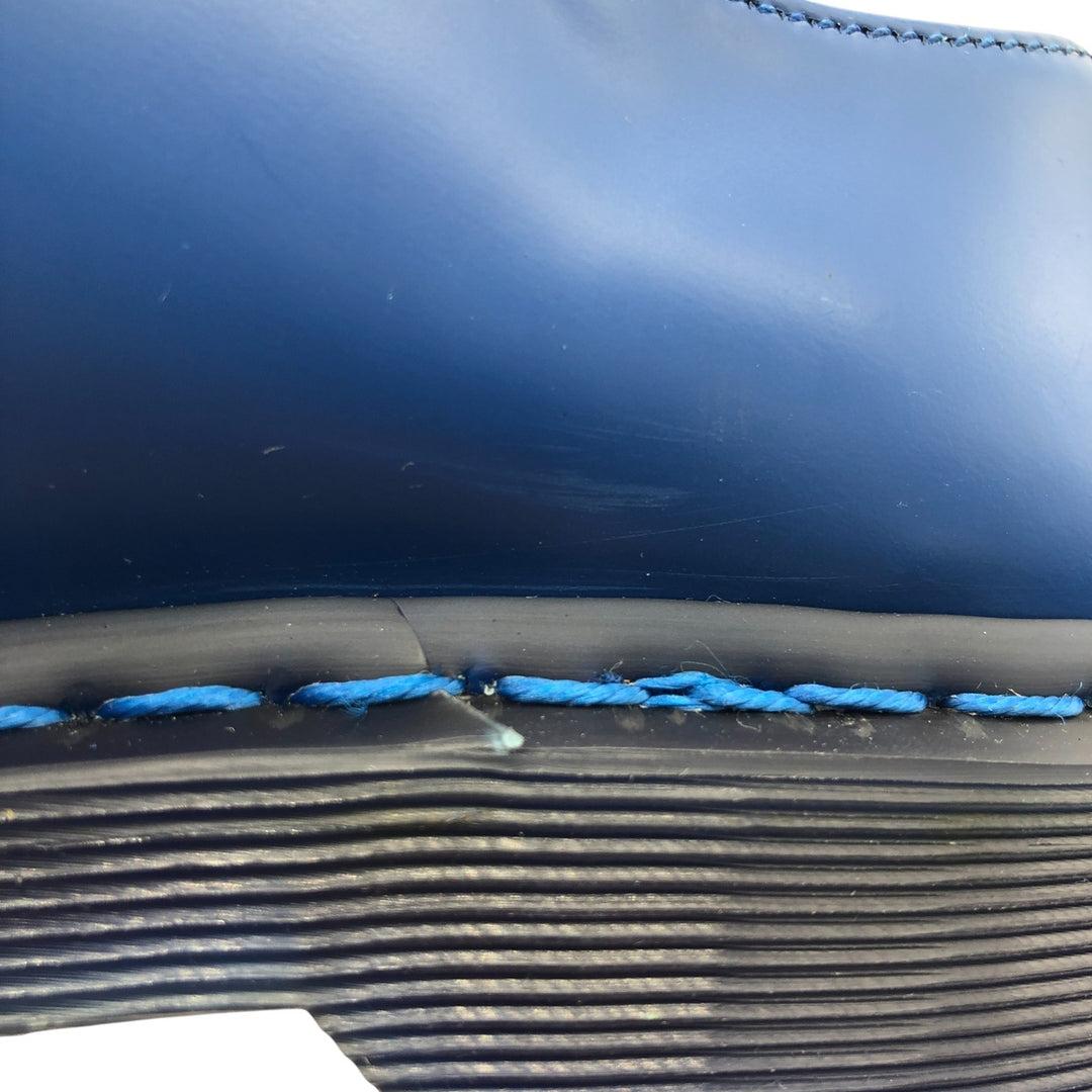 Dr. Martens 3-hole shoes 3 Women's 22.0cm genuine leather blue type Vintage Second Hand