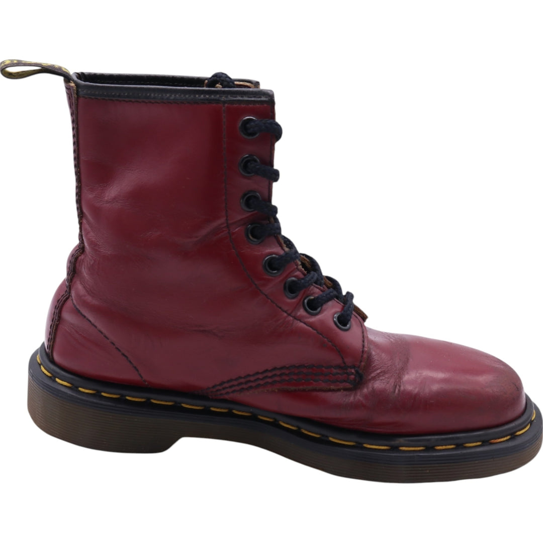 Dr. Martens 8-hole boots made in the UK 4 Women's 22.5cm genuine leather red type Vintage Second Hand