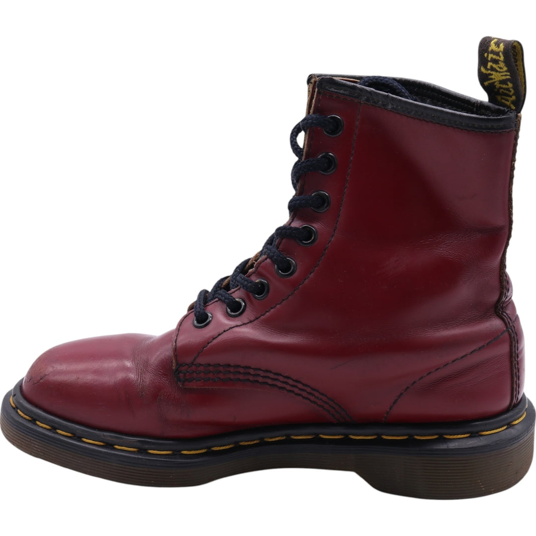 Dr. Martens 8-hole boots made in the UK 4 Women's 22.5cm genuine leather red type Vintage Second Hand