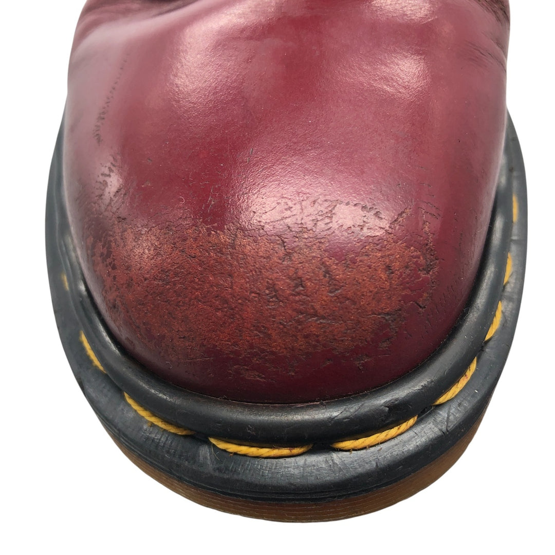 Dr. Martens 8-hole boots made in the UK 4 Women's 22.5cm genuine leather red type Vintage Second Hand