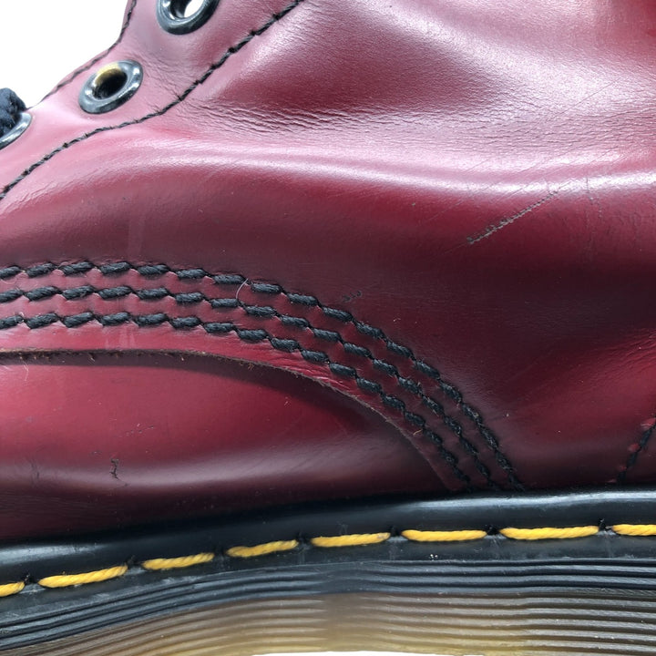 Dr. Martens 8-hole boots made in the UK 4 Women's 22.5cm genuine leather red type Vintage Second Hand