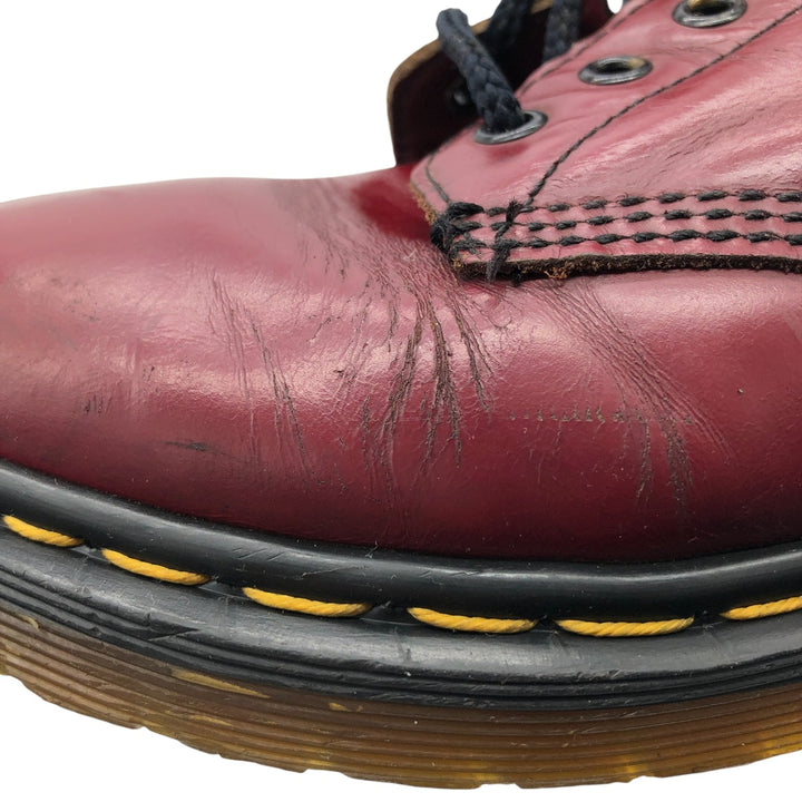 Dr. Martens 8-hole boots made in the UK 4 Women's 22.5cm genuine leather red type Vintage Second Hand