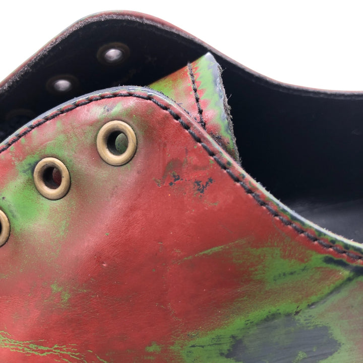 Dr. Martens 3-hole shoes 4 Women's 23.0cm genuine leather red type Vintage Second Hand