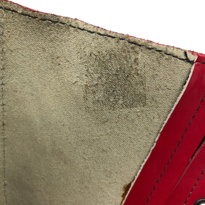 Dr. Martens Side Zip 14 Hole Boots 5 Women's 24.0cm genuine leather red type Vintage Second Hand