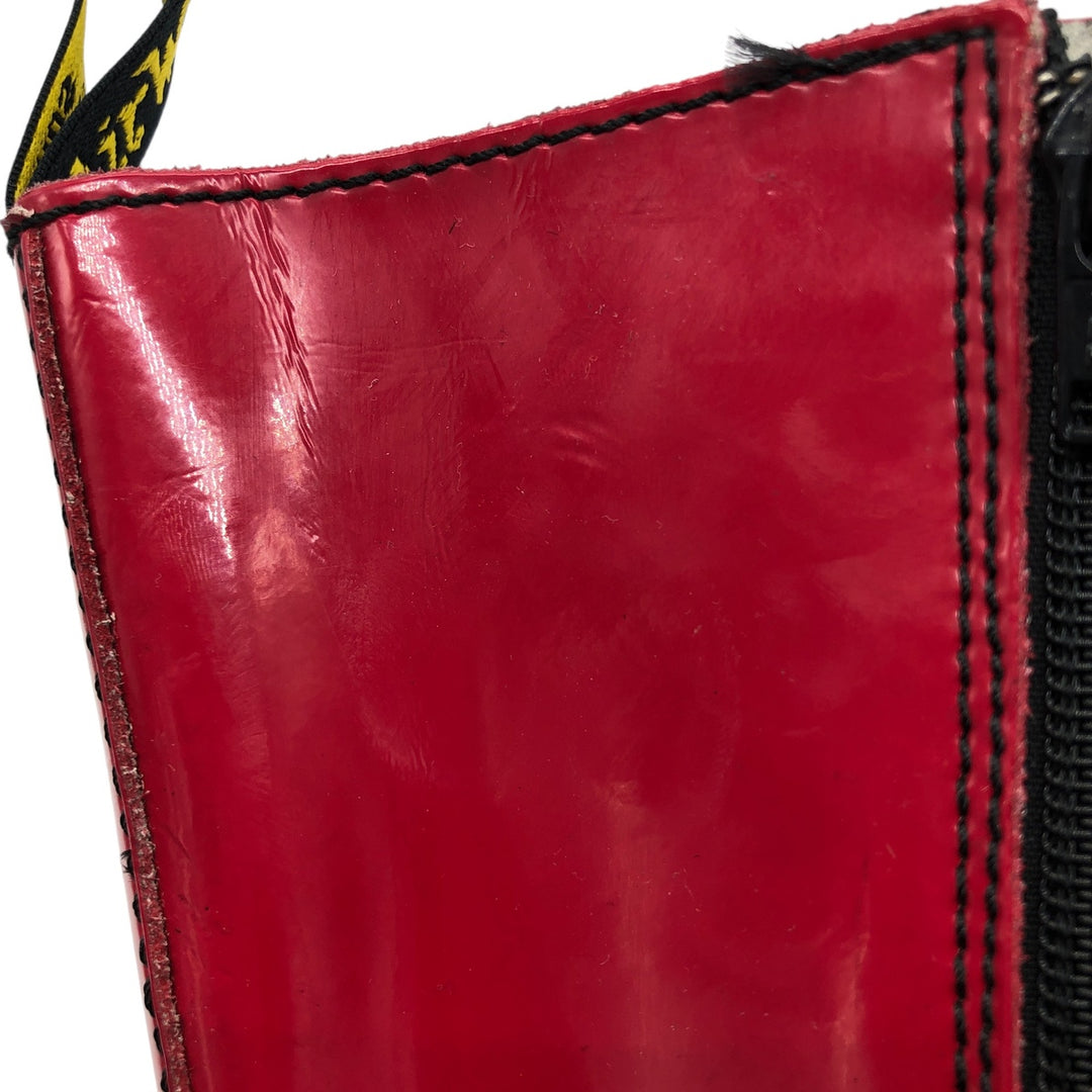 Dr. Martens Side Zip 14 Hole Boots 5 Women's 24.0cm genuine leather red type Vintage Second Hand