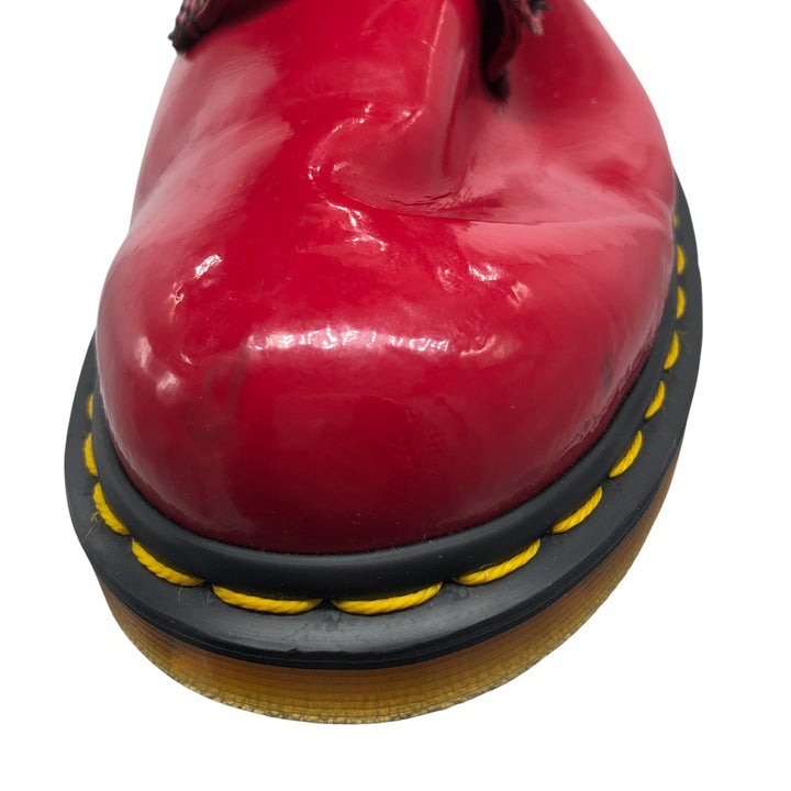 Dr. Martens Side Zip 14 Hole Boots 5 Women's 24.0cm genuine leather red type Vintage Second Hand