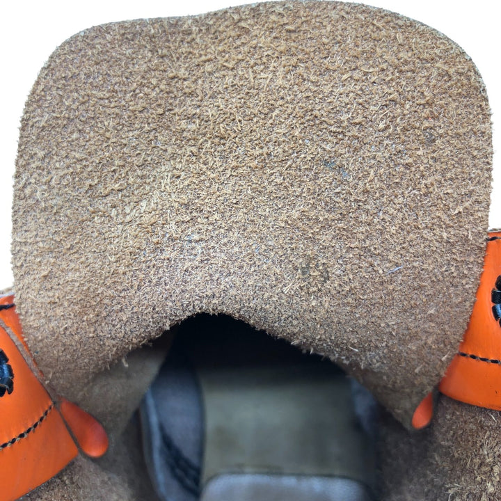 Dr. Martens 8-hole boots made in the UK 6 Women's 25.0cm genuine leather orange type Vintage Second Hand