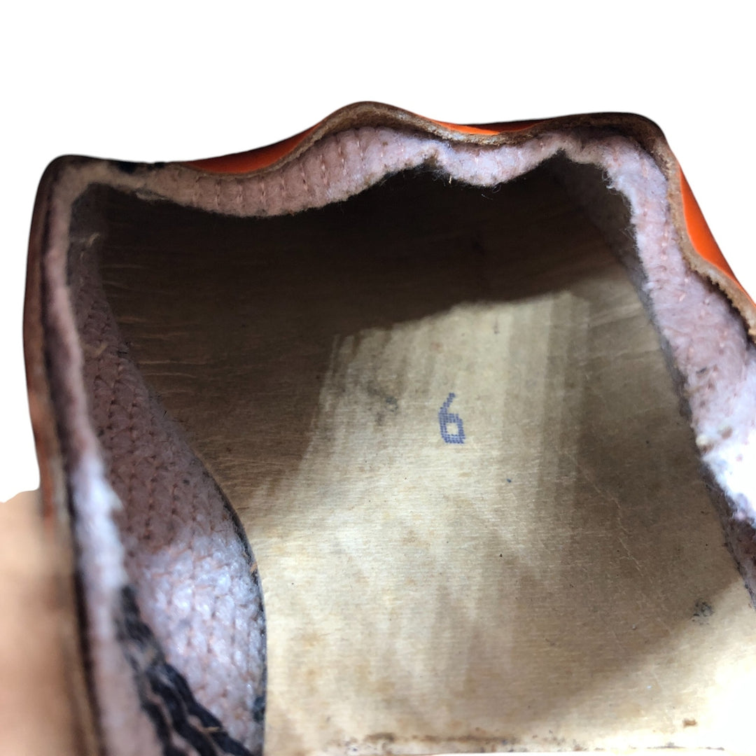 Dr. Martens 8-hole boots made in the UK 6 Women's 25.0cm genuine leather orange type Vintage Second Hand