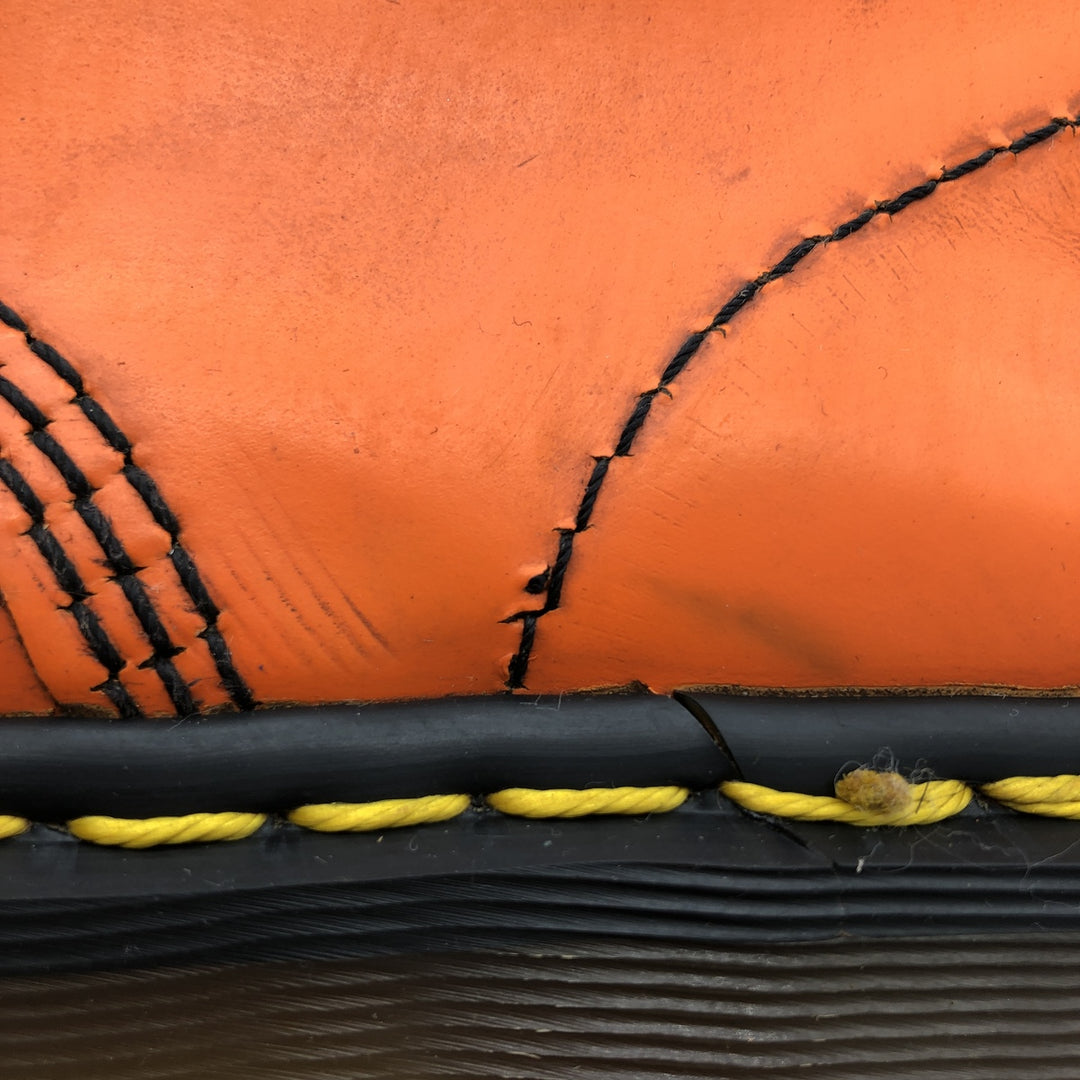 Dr. Martens 8-hole boots made in the UK 6 Women's 25.0cm genuine leather orange type Vintage Second Hand