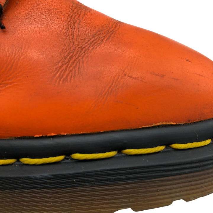 Dr. Martens 8-hole boots made in the UK 6 Women's 25.0cm genuine leather orange type Vintage Second Hand