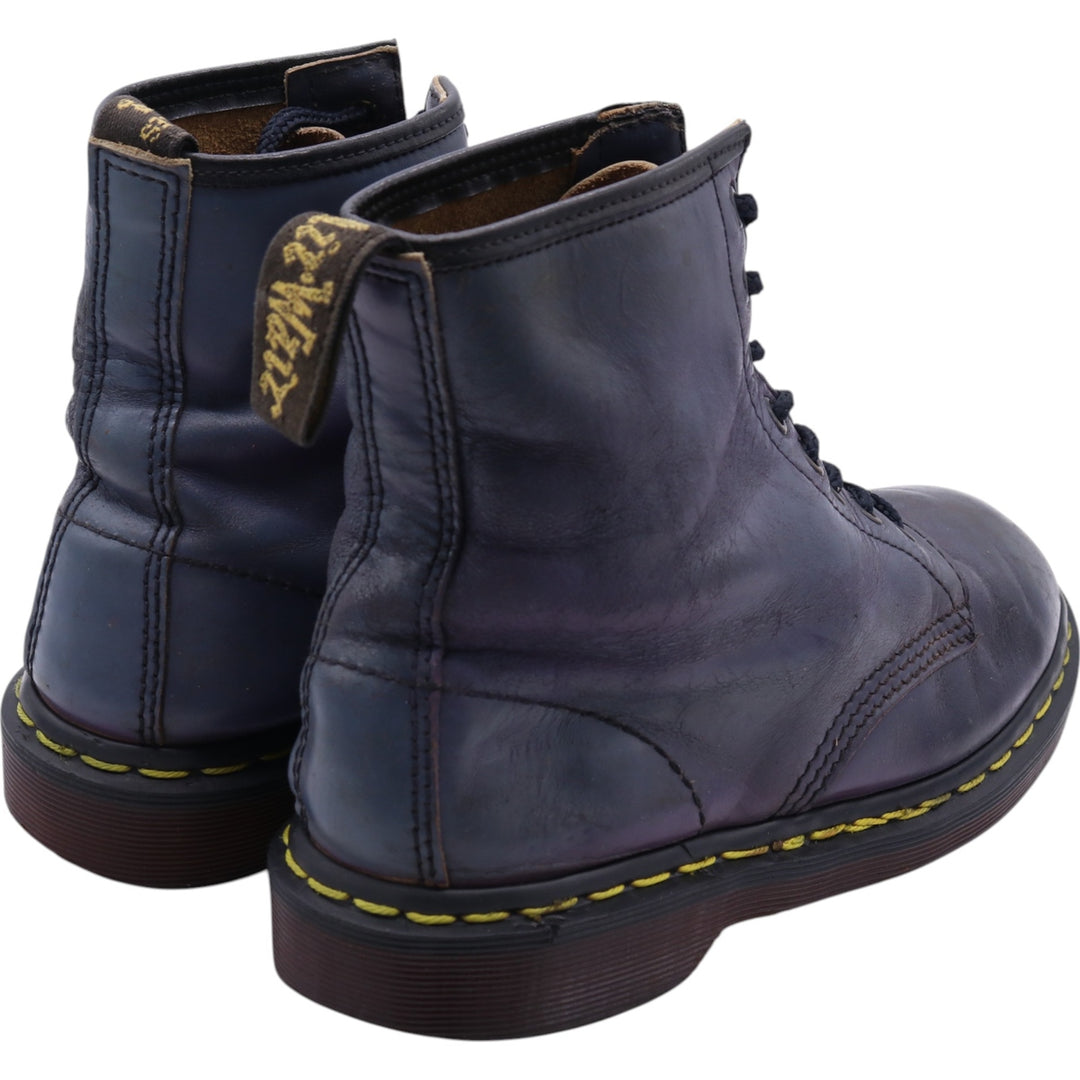 Dr. Martens 8-hole boots made in the UK 6 Women's 25.0cm genuine leather navy blue type Vintage Second Hand