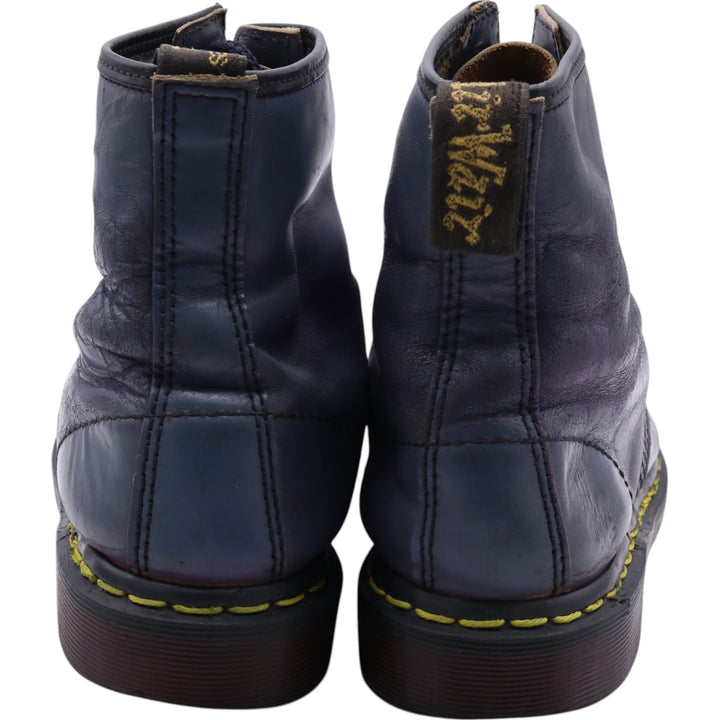 Dr. Martens 8-hole boots made in the UK 6 Women's 25.0cm genuine leather navy blue type Vintage Second Hand