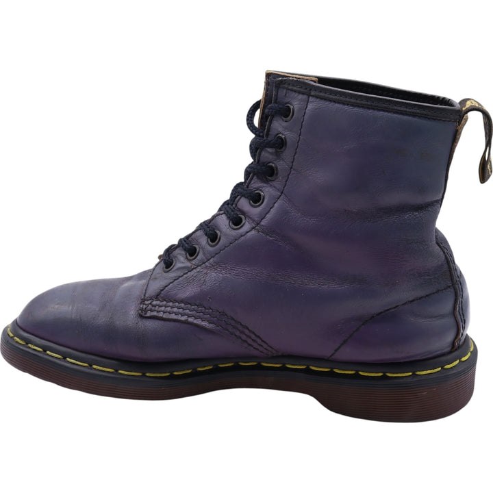 Dr. Martens 8-hole boots made in the UK 6 Women's 25.0cm genuine leather navy blue type Vintage Second Hand