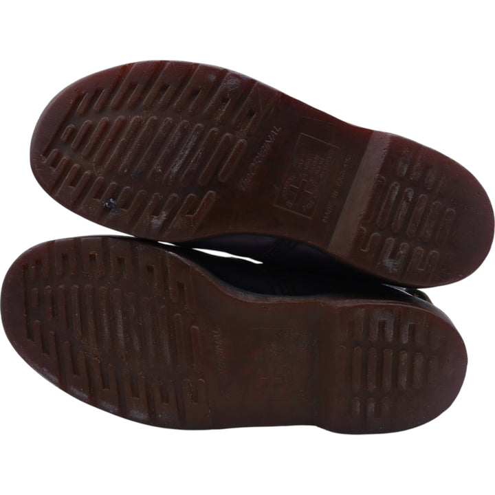 Dr. Martens 8-hole boots made in the UK 6 Women's 25.0cm genuine leather navy blue type Vintage Second Hand