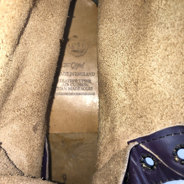 Dr. Martens 8-hole boots made in the UK 6 Women's 25.0cm genuine leather navy blue type Vintage Second Hand